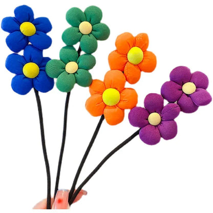 1PCS/SET Fashion Cute Flowers Hairband For Women Girls Hair Rope Hair Accessories